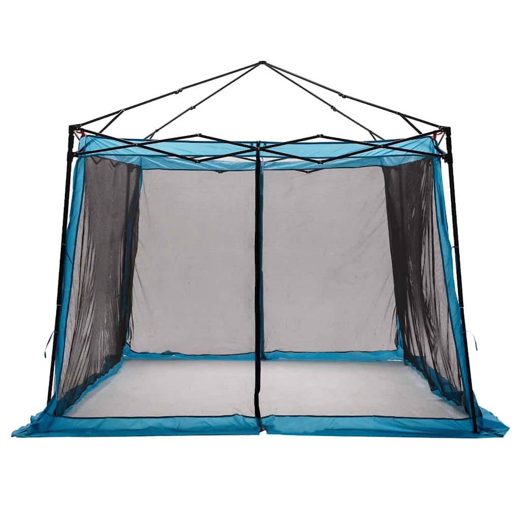 Binnentent met dak met opslag Blauw 303 x 303 x 196 cm taft is nu te koop bij PeponiXL, paradijselijk wonen!