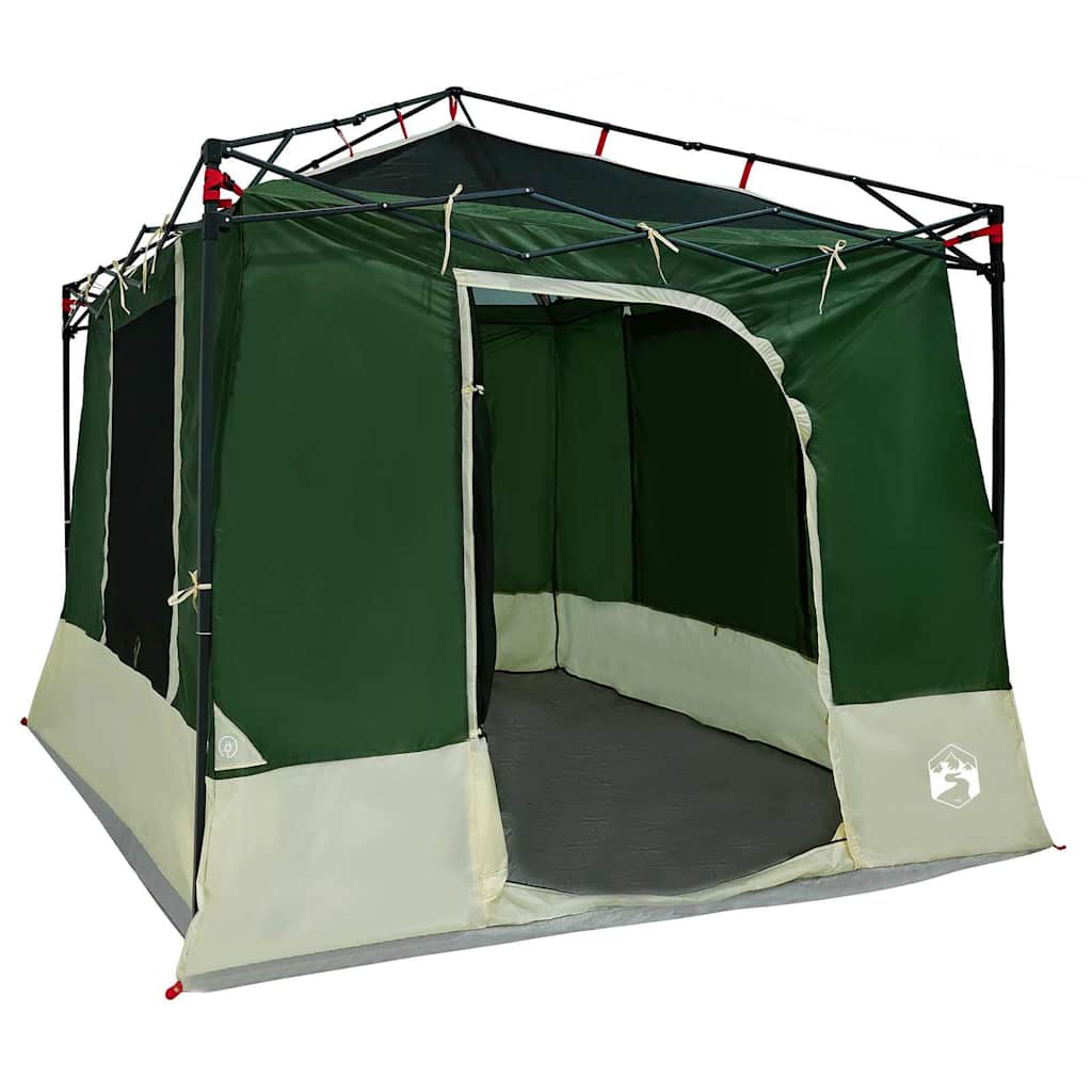 Binnentent met dak met opslag Groen 290 x 288 x 234 cm taft is nu te koop bij PeponiXL, paradijselijk wonen!