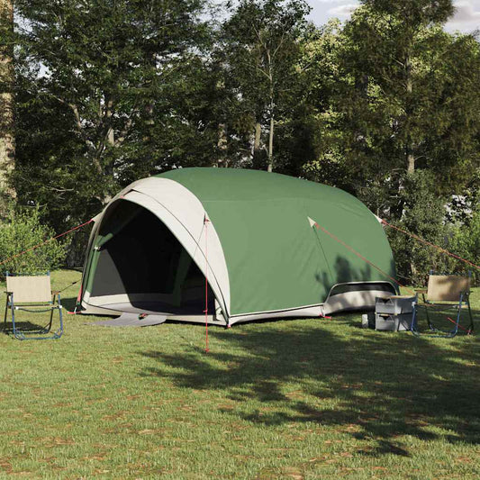 Tunnel tent met dak met opslag Groen 410 x 285 x 198 cm taft is nu te koop bij PeponiXL, paradijselijk wonen!