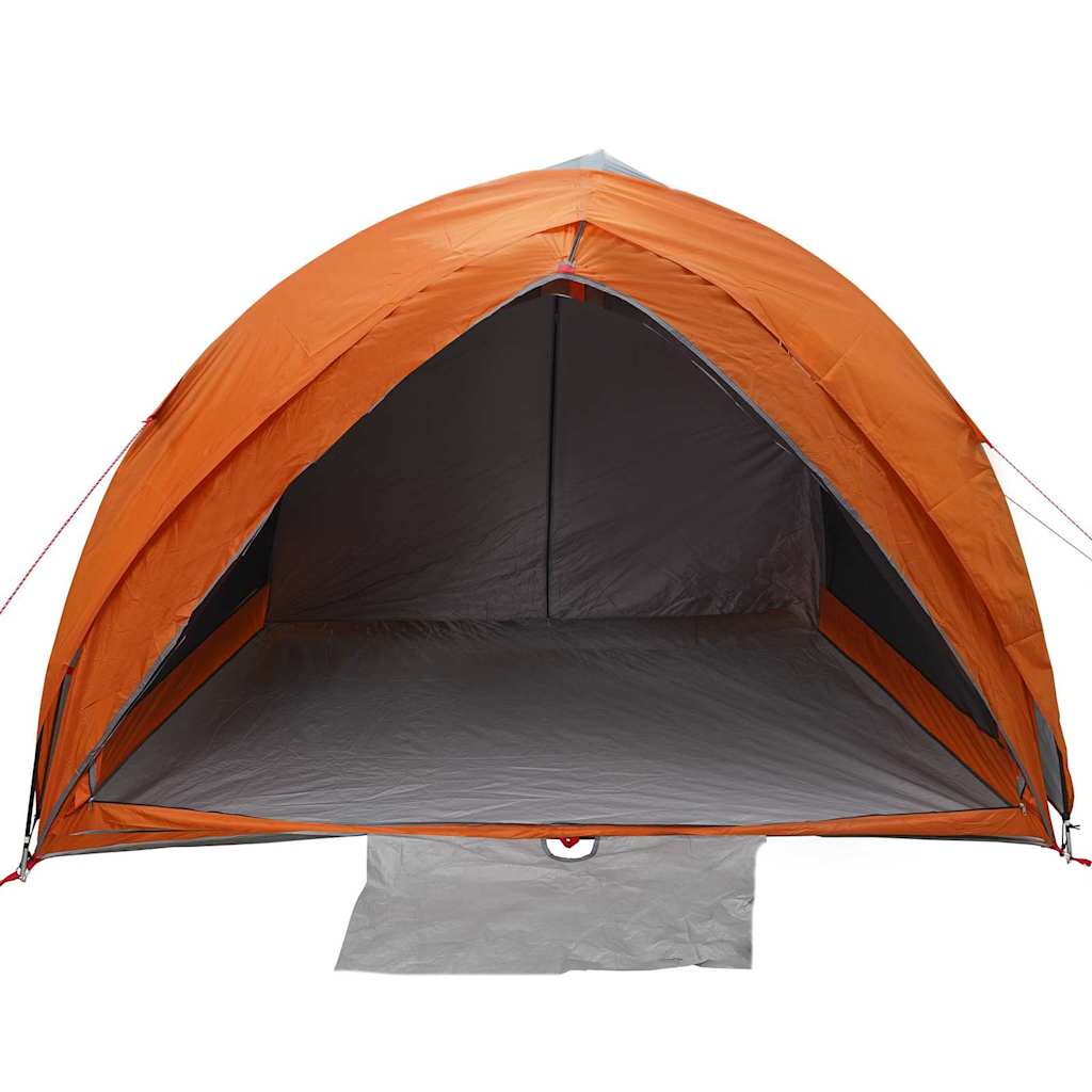 Tunnel tent met dak Grijs en Oranje 410 x 285 x 198 cm taft is nu te koop bij PeponiXL, paradijselijk wonen!