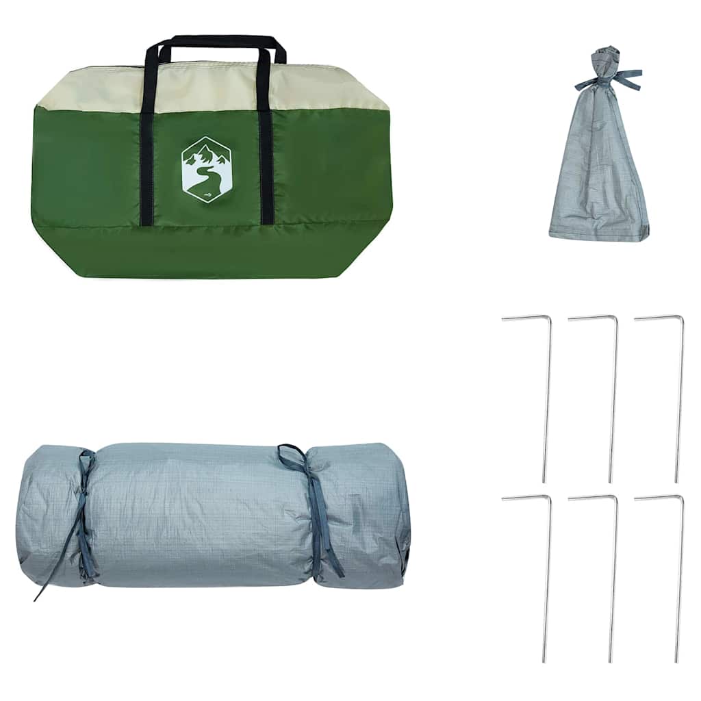 Binnentent met dak met opslag Groen 291 x 291 x 240 cm taft is nu te koop bij PeponiXL, paradijselijk wonen!