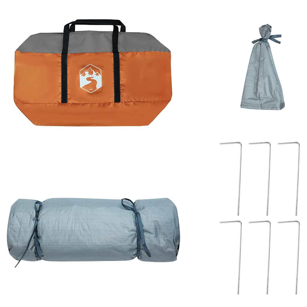 Binnentent met dak Grijs en Oranje 291 x 291 x 240 cm taft is nu te koop bij PeponiXL, paradijselijk wonen!