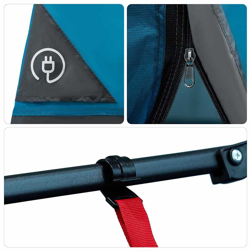 Binnentent met dak met opslag Blauw 520 x 520 x 190 cm taft is nu te koop bij PeponiXL, paradijselijk wonen!