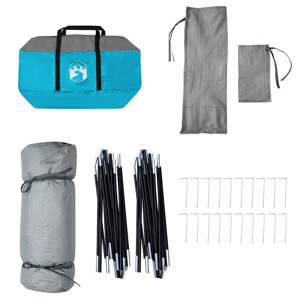 Binnentent met dak met opslag Blauw 520 x 520 x 190 cm taft is nu te koop bij PeponiXL, paradijselijk wonen!