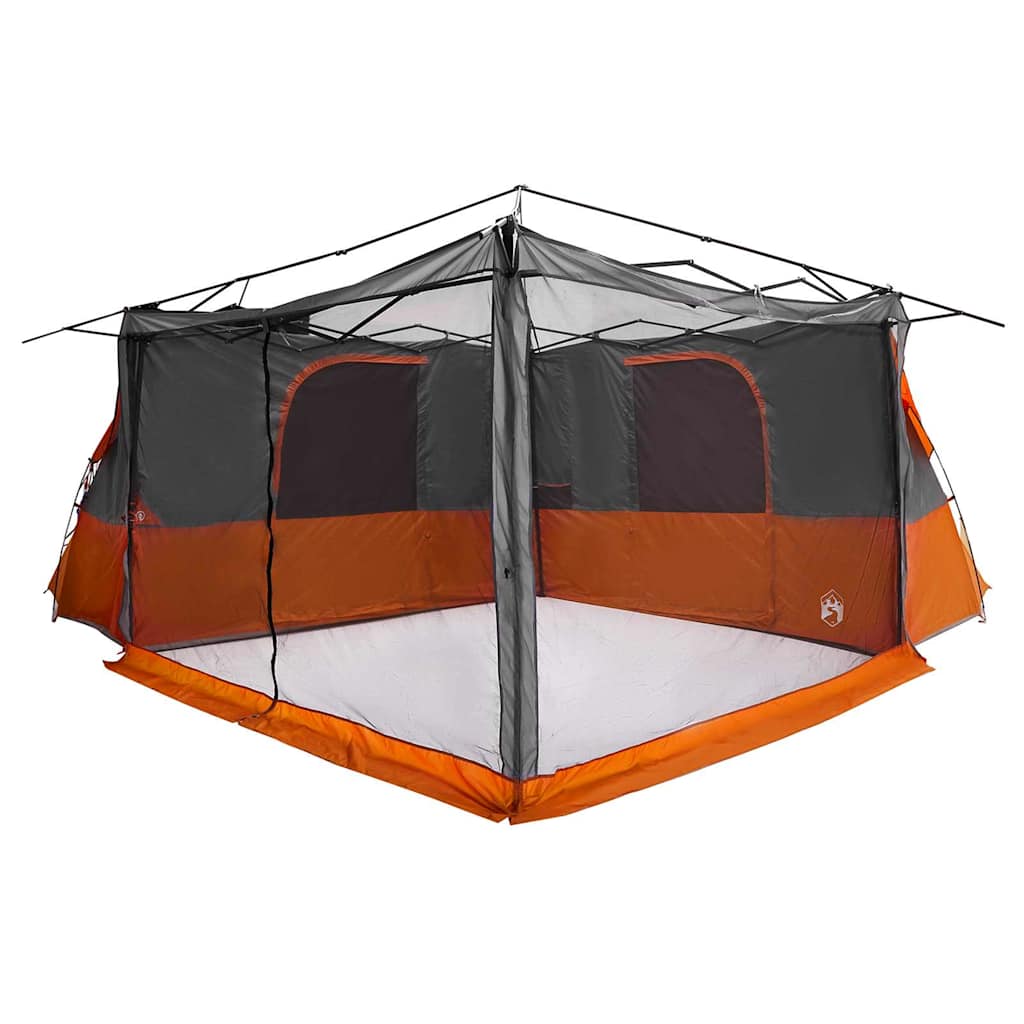 Binnentent met dak Grijs en Oranje 520 x 520 x 190 cm taft is nu te koop bij PeponiXL, paradijselijk wonen!