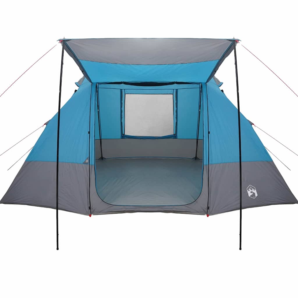 Camping Tent met dak met opslag Blauw 482 x 360 x 227 cm taft is nu te koop bij PeponiXL, paradijselijk wonen!