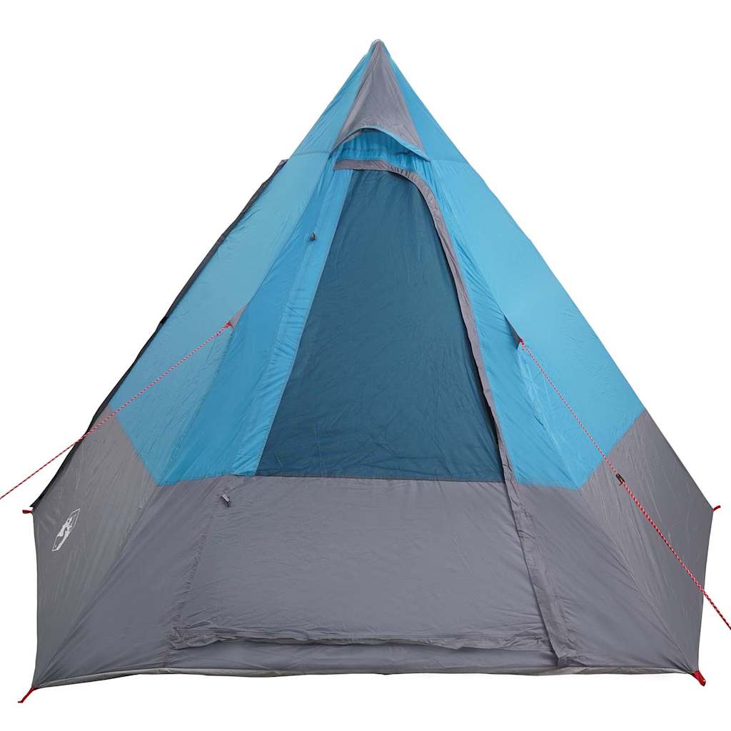 Camping Tent met dak met opslag Blauw 482 x 360 x 227 cm taft is nu te koop bij PeponiXL, paradijselijk wonen!