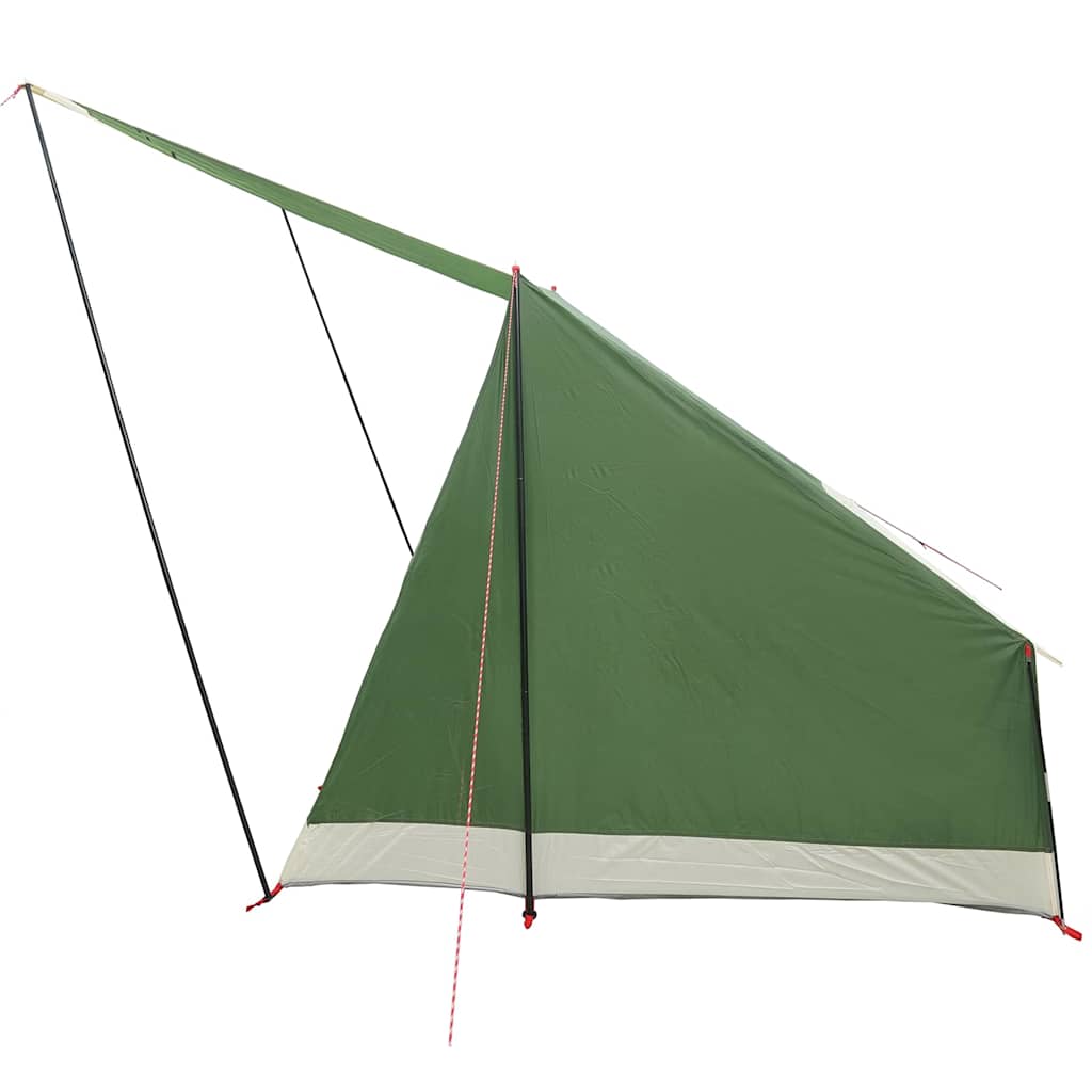 Camping Tent met dak met opslag Groen 223 x 163 x 130 cm taft is nu te koop bij PeponiXL, paradijselijk wonen!
