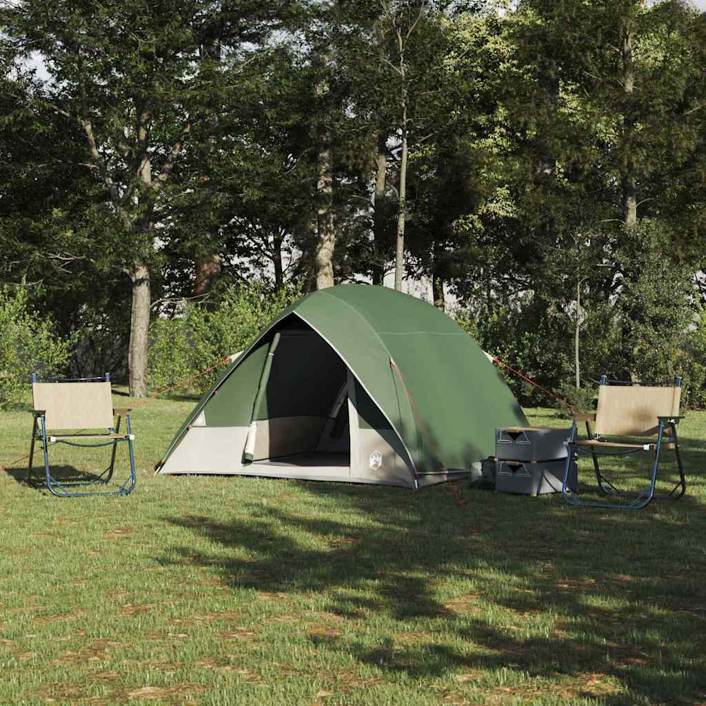 Camping Tent met dak met opslag Groen 275 x 230 x 140 cm taft is nu te koop bij PeponiXL, paradijselijk wonen!
