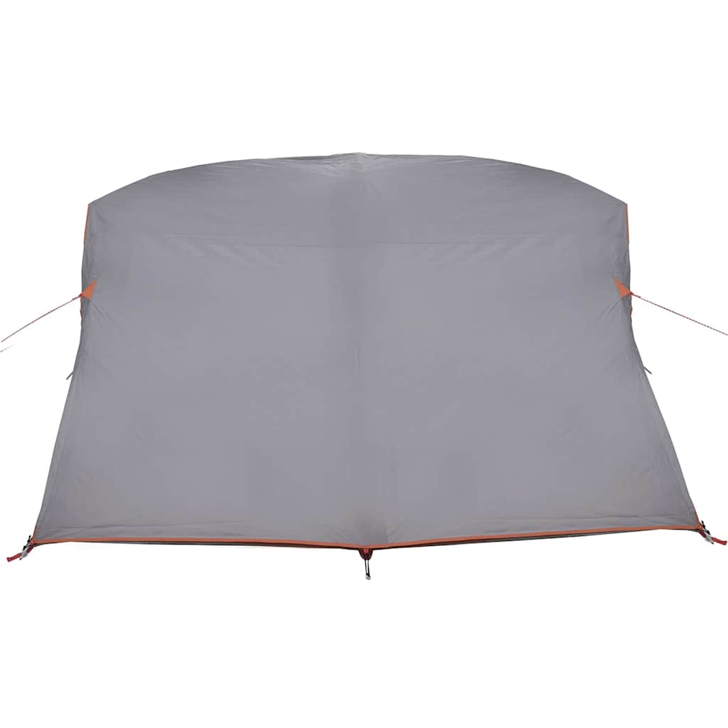 Camping Tent met dak Grijs en Oranje 275 x 230 x 140 cm taft is nu te koop bij PeponiXL, paradijselijk wonen!