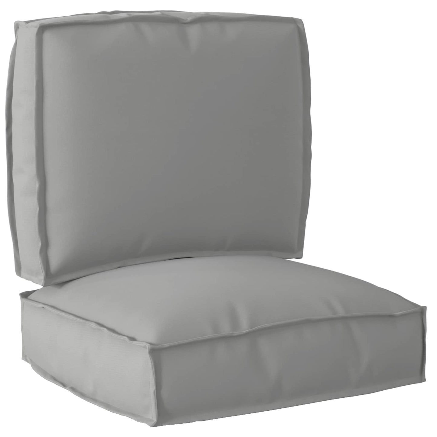 Pallet Kussen Set 2 pcs Grijs 50 x 50 x 12 cm Oxford Stof is nu te koop bij PeponiXL, paradijselijk wonen!