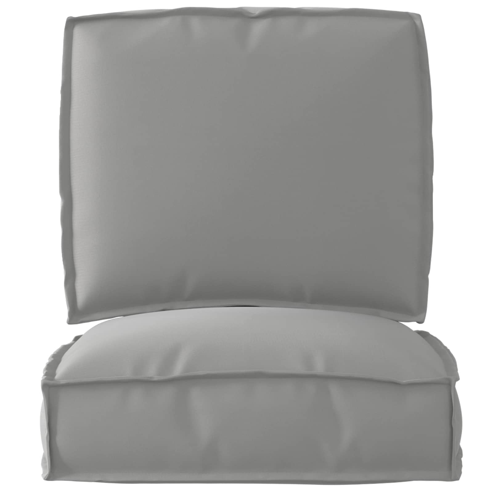 Pallet Kussen Set 2 pcs Grijs 50 x 50 x 12 cm Oxford Stof is nu te koop bij PeponiXL, paradijselijk wonen!