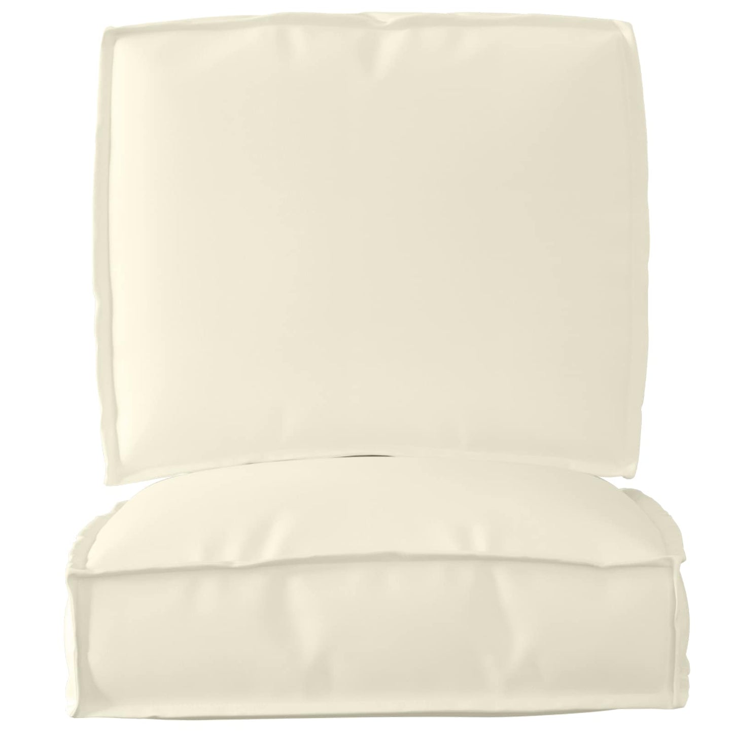 Pallet Kussen Set 2 pcs Crème Oxford Stof