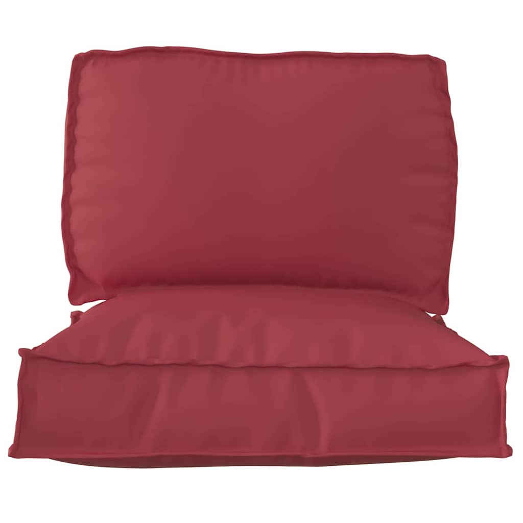 Pallet Kussen Set 2 pcs Wijnrood Oxford Stof is nu te koop bij PeponiXL, paradijselijk wonen!