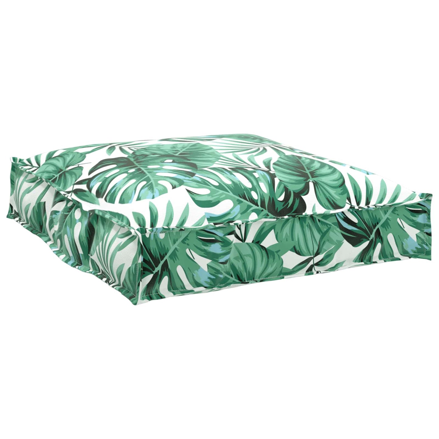 Pallet Kussen Set Bloemen 2 pcs Groen Bladpatroon Oxford Stof is nu te koop bij PeponiXL, paradijselijk wonen!