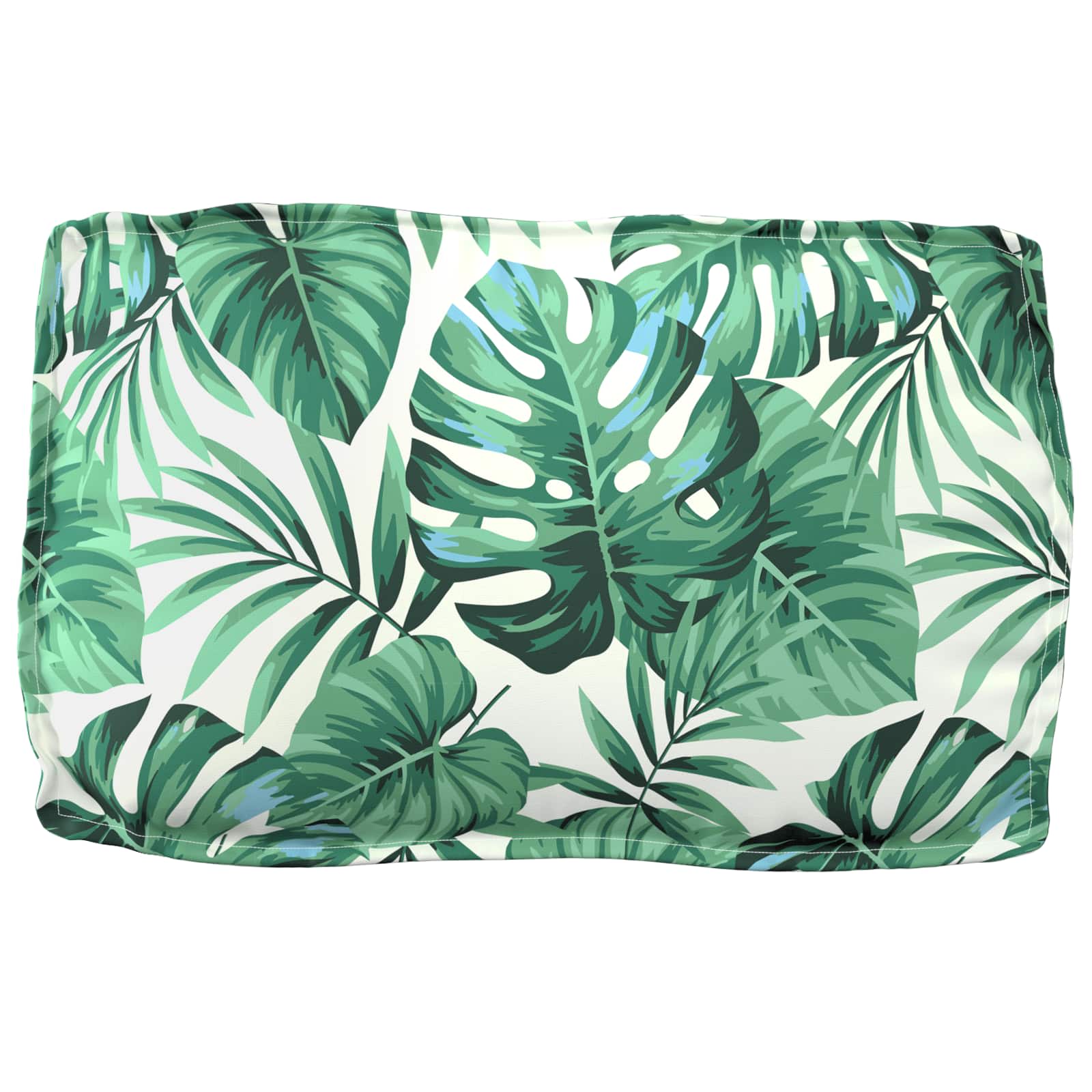 Pallet Kussen Set Bloemen 2 pcs Groen Bladpatroon Oxford Stof is nu te koop bij PeponiXL, paradijselijk wonen!