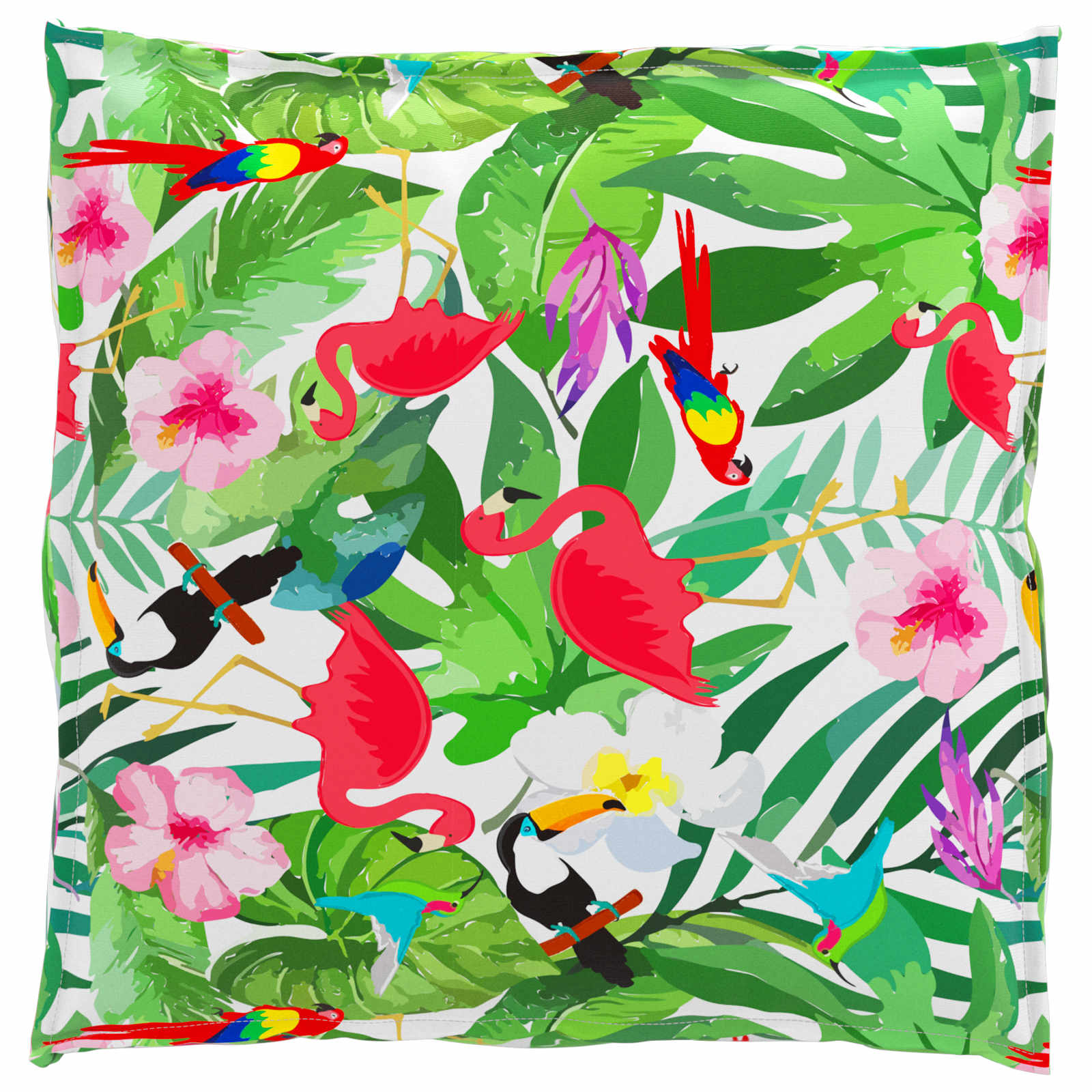 Pallet Kussen Set Bloemen 2 pcs Tropische Jungle Oxford Stof is nu te koop bij PeponiXL, paradijselijk wonen!