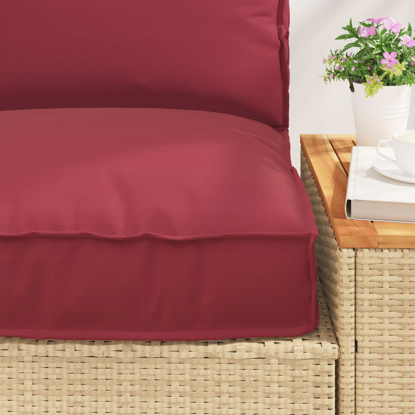 Pallet Kussen Set 2 pcs Zwart Oxford Stof is nu te koop bij PeponiXL, paradijselijk wonen!