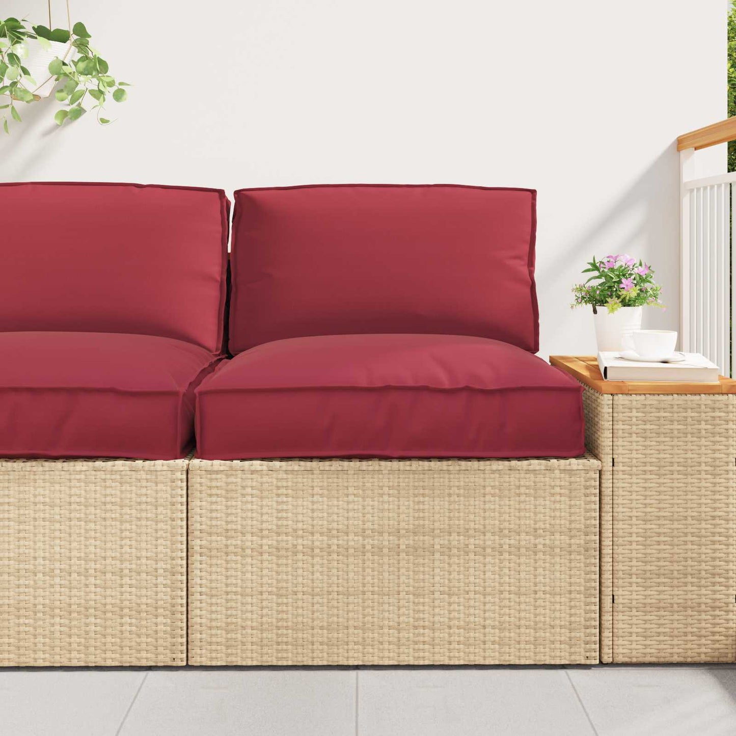 Pallet Kussen Set 2 pcs Zwart Oxford Stof is nu te koop bij PeponiXL, paradijselijk wonen!