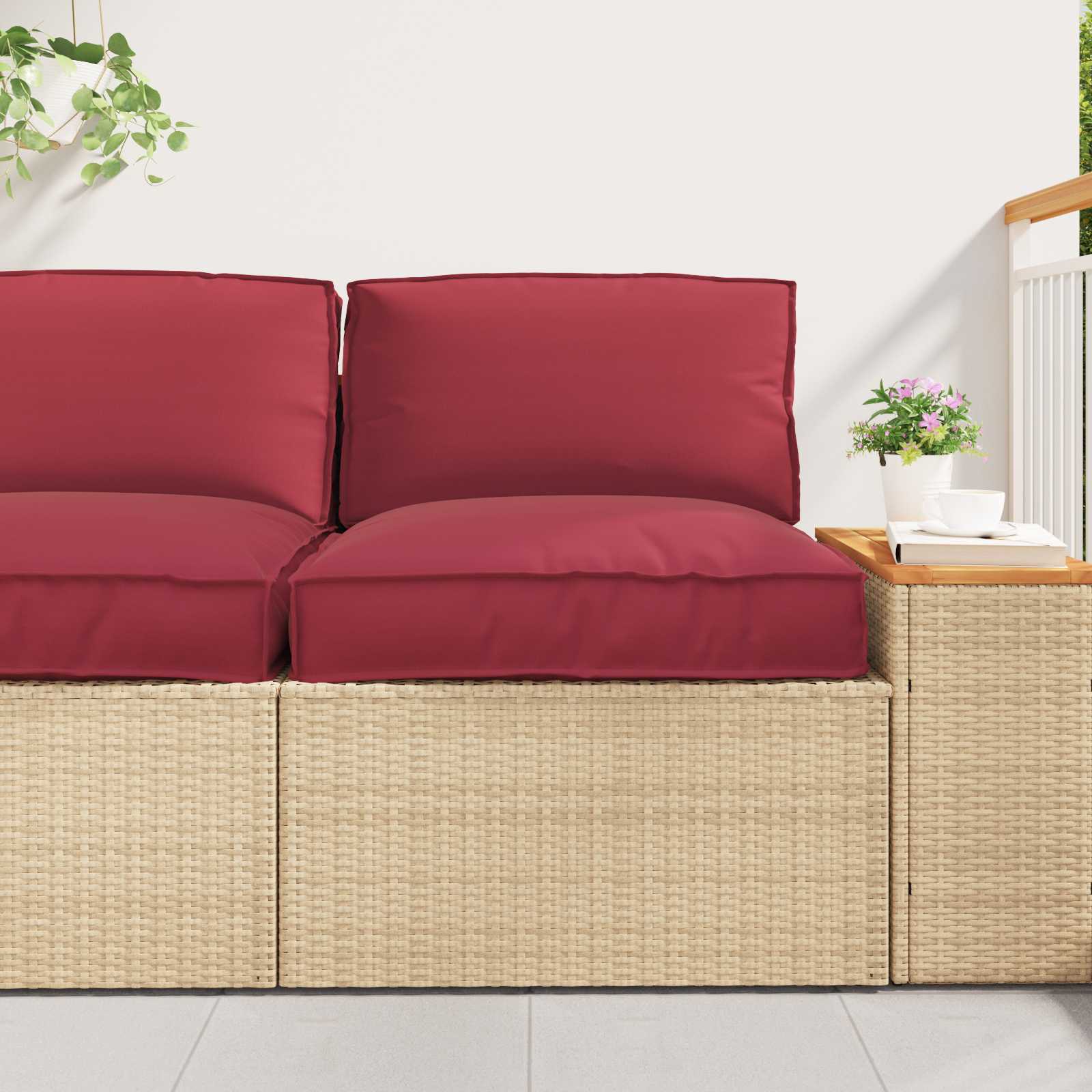 Pallet Kussen Set 2 pcs Zwart Oxford Stof is nu te koop bij PeponiXL, paradijselijk wonen!