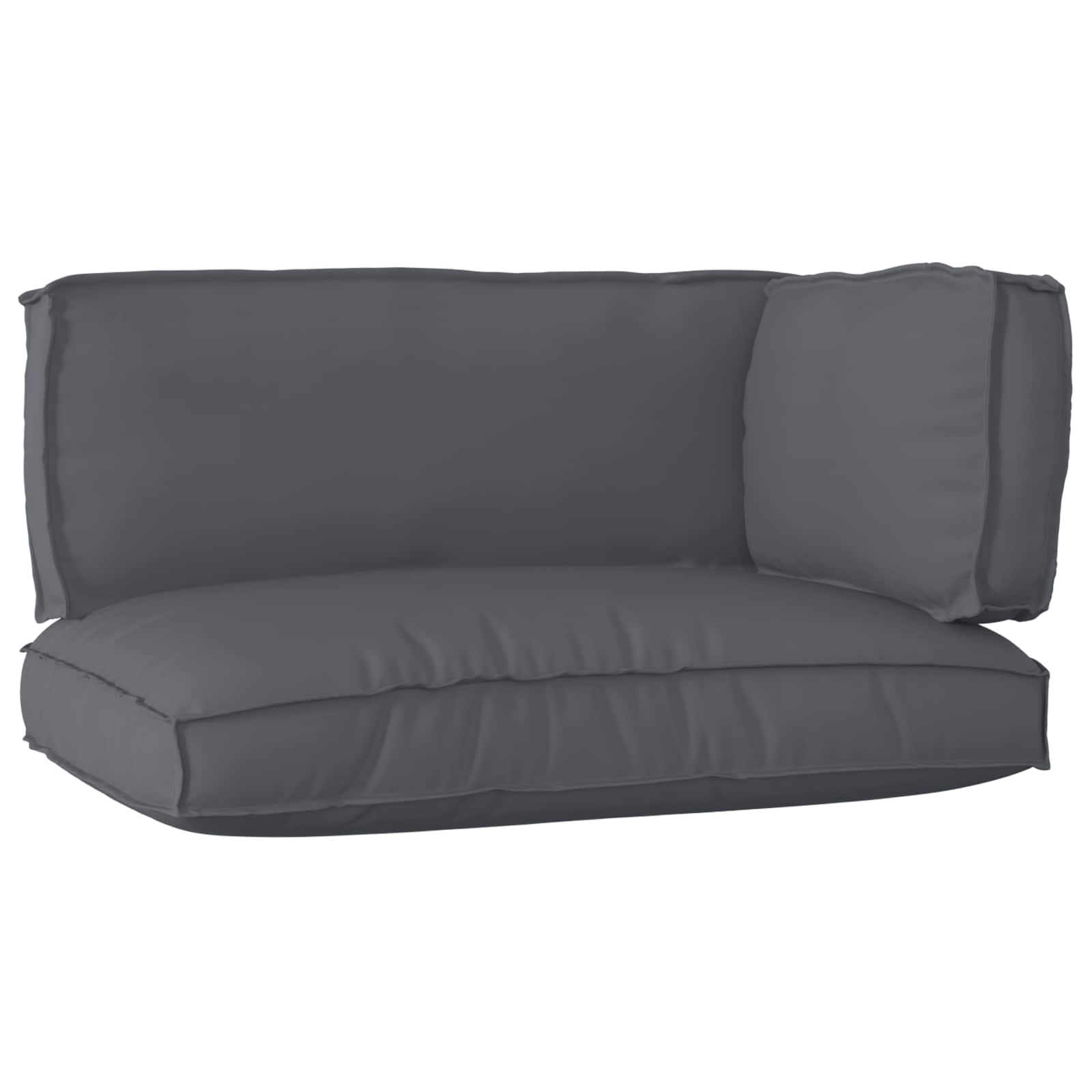 Pallet Kussen Set 3 pcs Antraciet Oxford Stof is nu te koop bij PeponiXL, paradijselijk wonen!