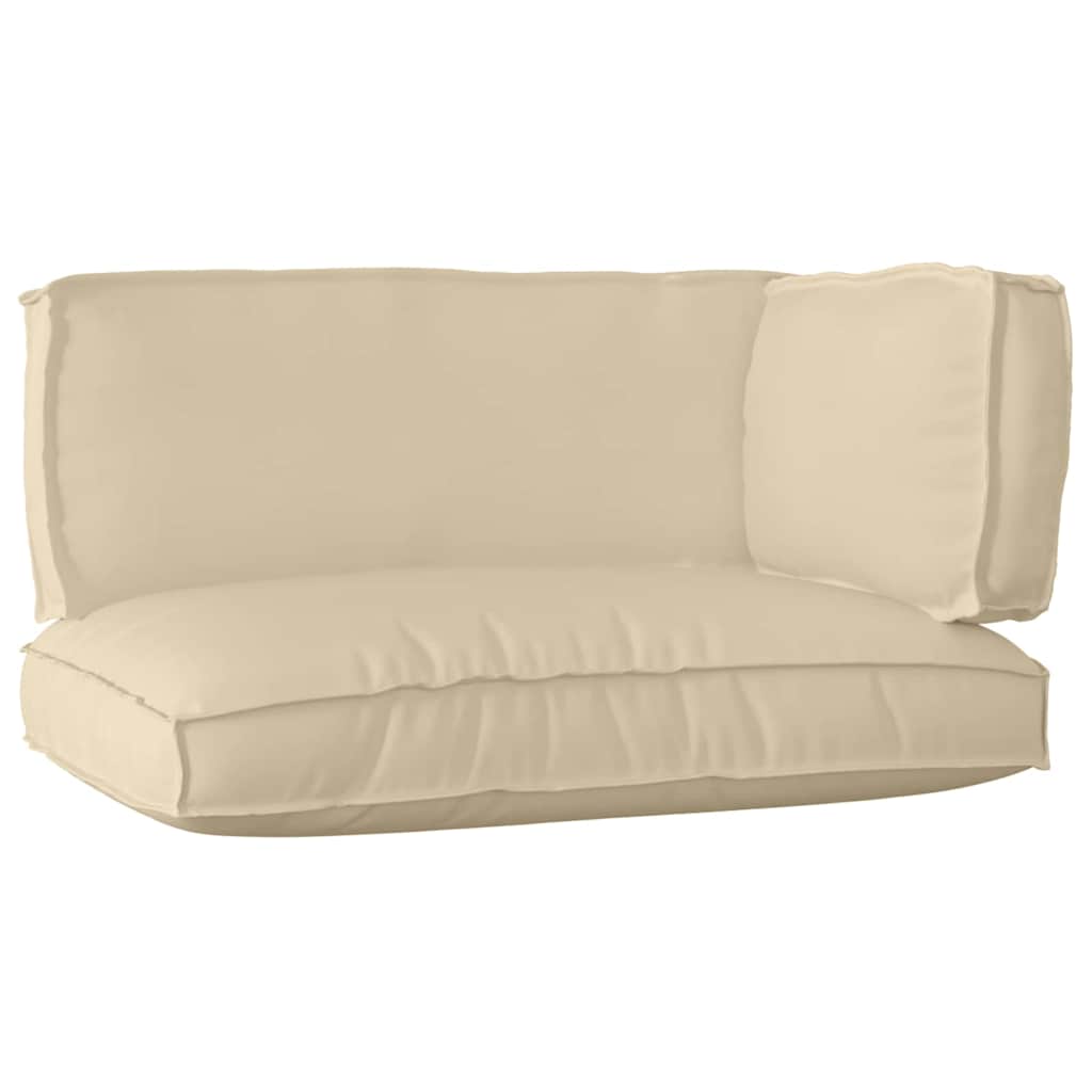 Pallet Kussen Set 3 pcs Beige Oxford Stof