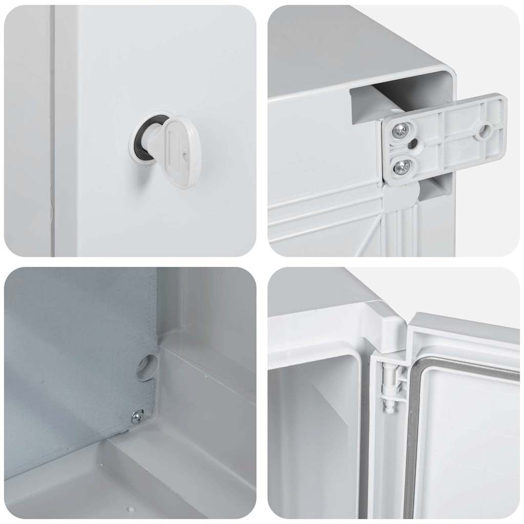 Bedieningskast Grijs 32 x 13 x 30 cm ABS Kunststof is nu te koop bij PeponiXL, paradijselijk wonen!