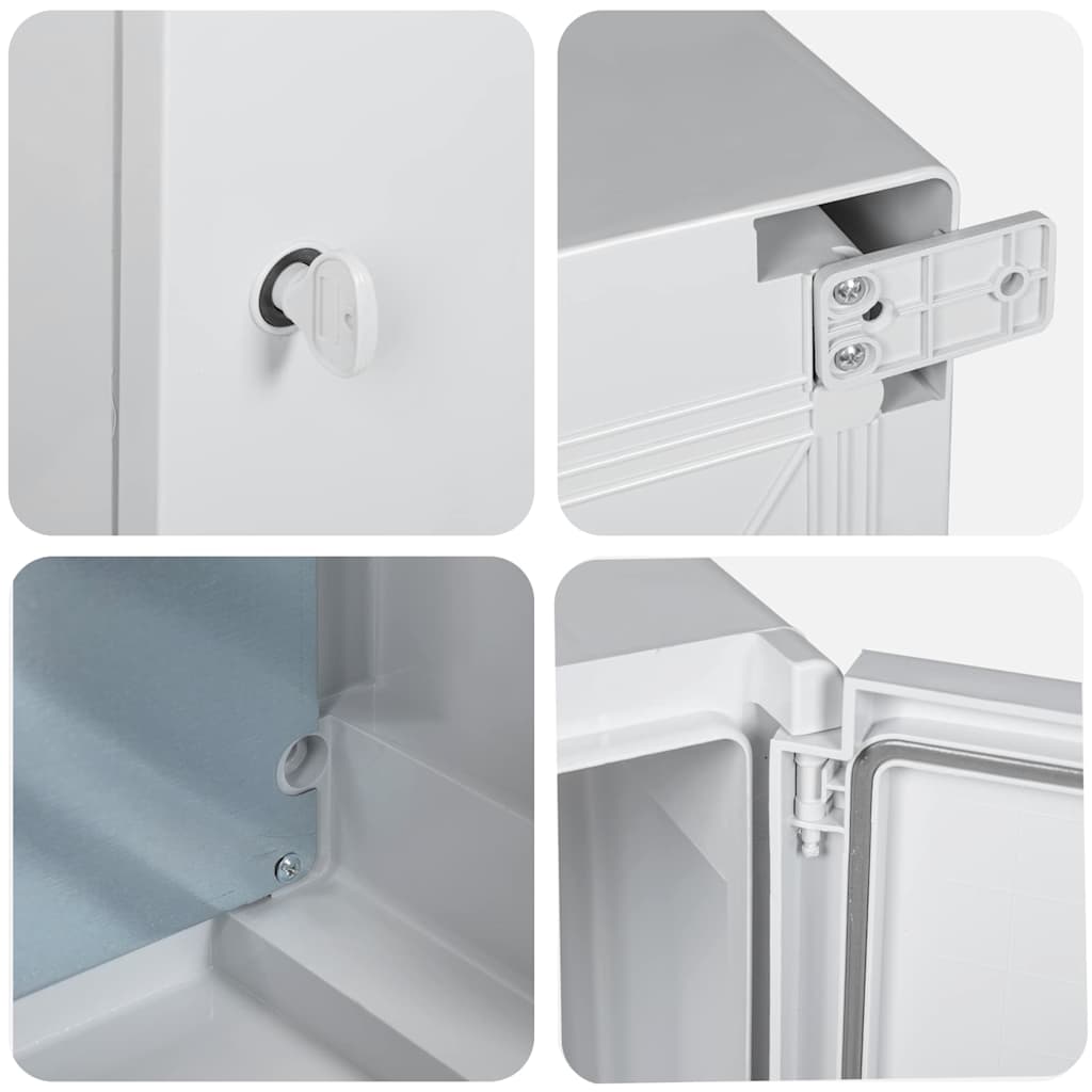 Bedieningskast Grijs 32 x 15 x 35 cm ABS Kunststof is nu te koop bij PeponiXL, paradijselijk wonen!