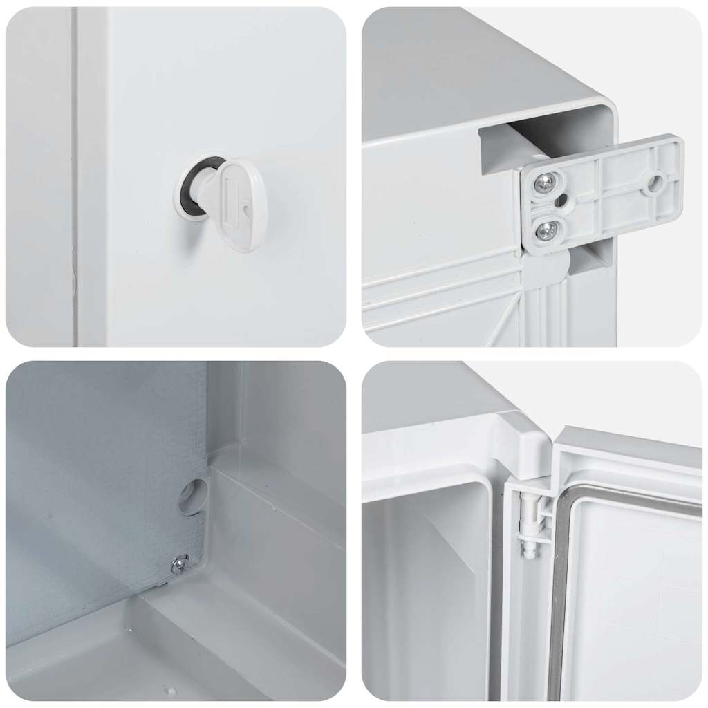 Bedieningskast Grijs 37 x 16,5 x 35 cm ABS Kunststof is nu te koop bij PeponiXL, paradijselijk wonen!