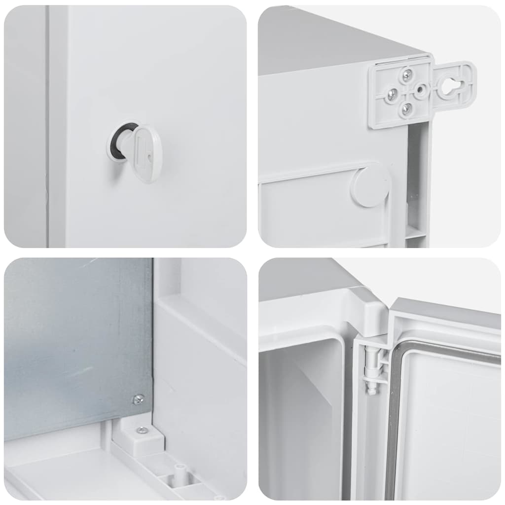 Bedieningskast Grijs 57 x 23 x 60 cm ABS Kunststof is nu te koop bij PeponiXL, paradijselijk wonen!