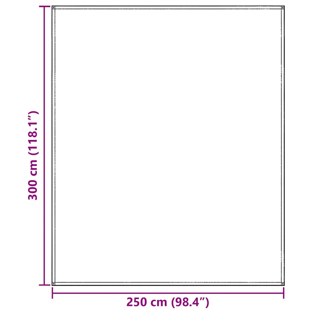 Tenttapijt Lichtgrijs 300 x 250 cm Polyetheen is nu te koop bij PeponiXL, paradijselijk wonen!