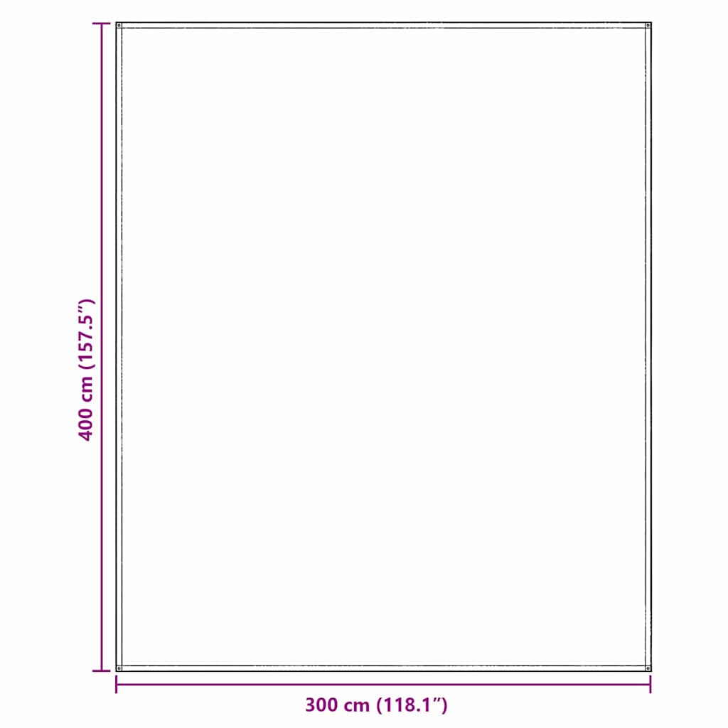 Tenttapijt Lichtgrijs 400 × 300 cm Polyetheen is nu te koop bij PeponiXL, paradijselijk wonen!