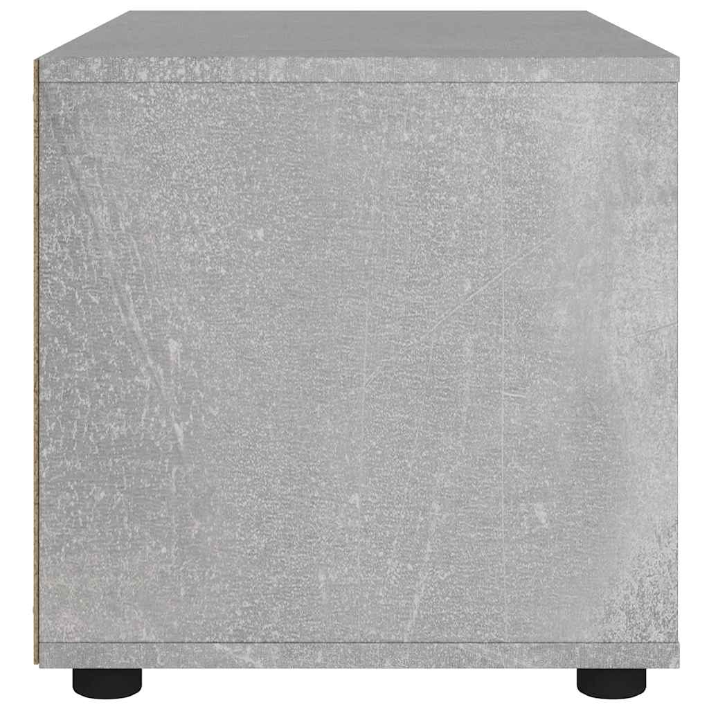 Tv-meubel VISNES 60x40x38 cm bewerkt hout betongrijs is nu te koop bij PeponiXL, paradijselijk wonen!