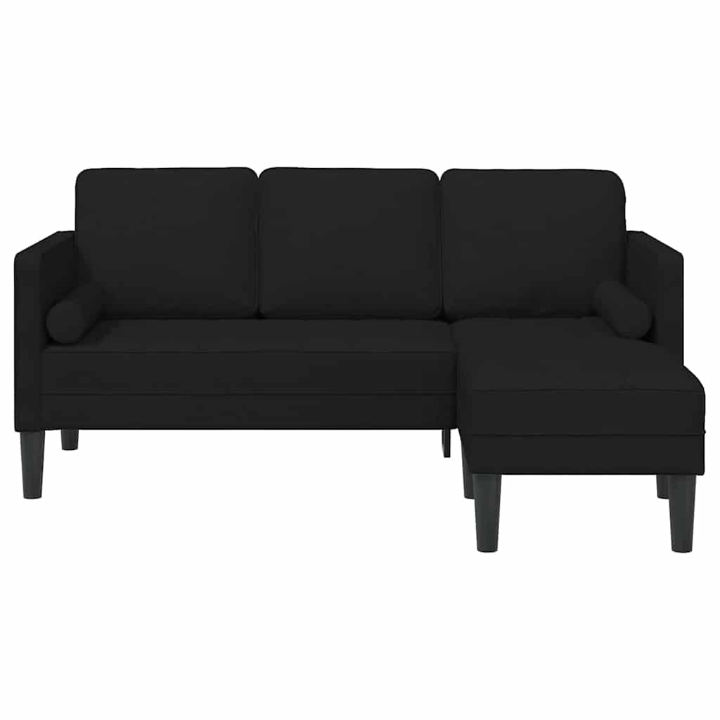 Bankstel met kussen Zwart Polyester is nu te koop bij PeponiXL, paradijselijk wonen!