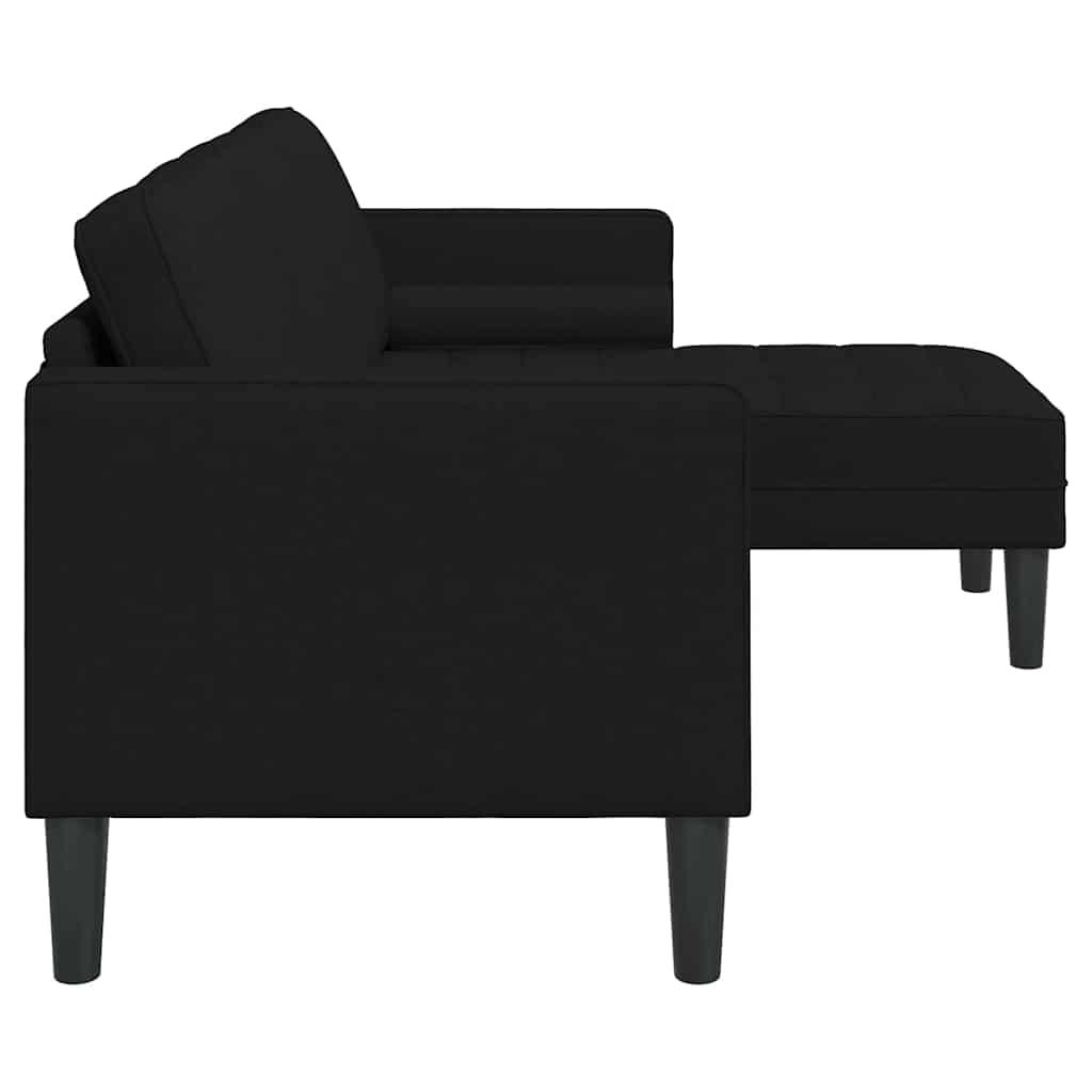 Bankstel met kussen Zwart Polyester is nu te koop bij PeponiXL, paradijselijk wonen!
