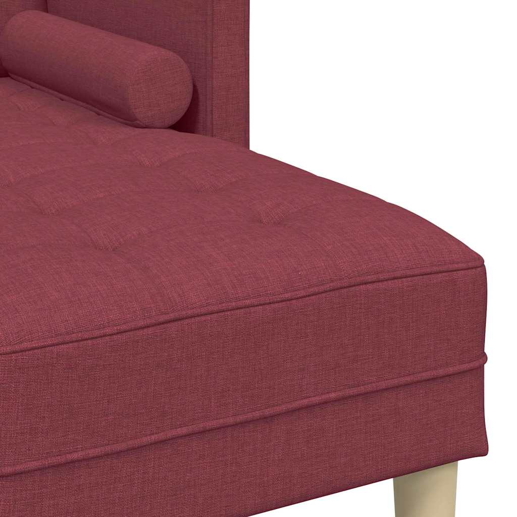 Bankstel met kussen Wijnrood Polyester is nu te koop bij PeponiXL, paradijselijk wonen!