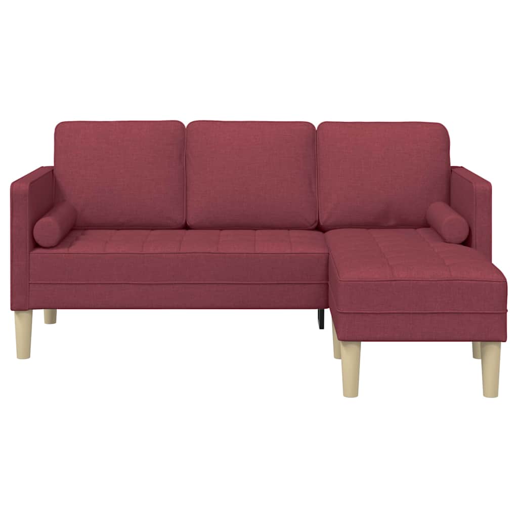 Bankstel met kussen Wijnrood Polyester is nu te koop bij PeponiXL, paradijselijk wonen!