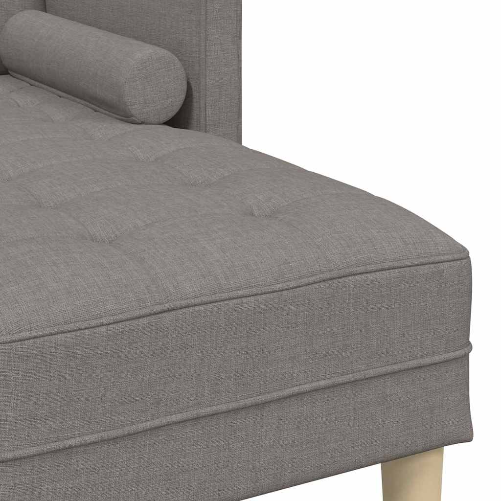 Bankstel met kussen Taupe Polyester is nu te koop bij PeponiXL, paradijselijk wonen!
