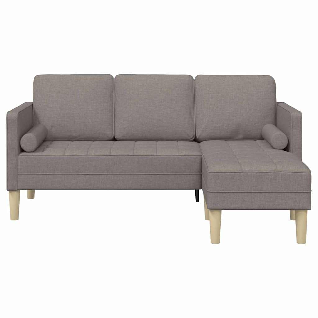 Bankstel met kussen Taupe Polyester is nu te koop bij PeponiXL, paradijselijk wonen!