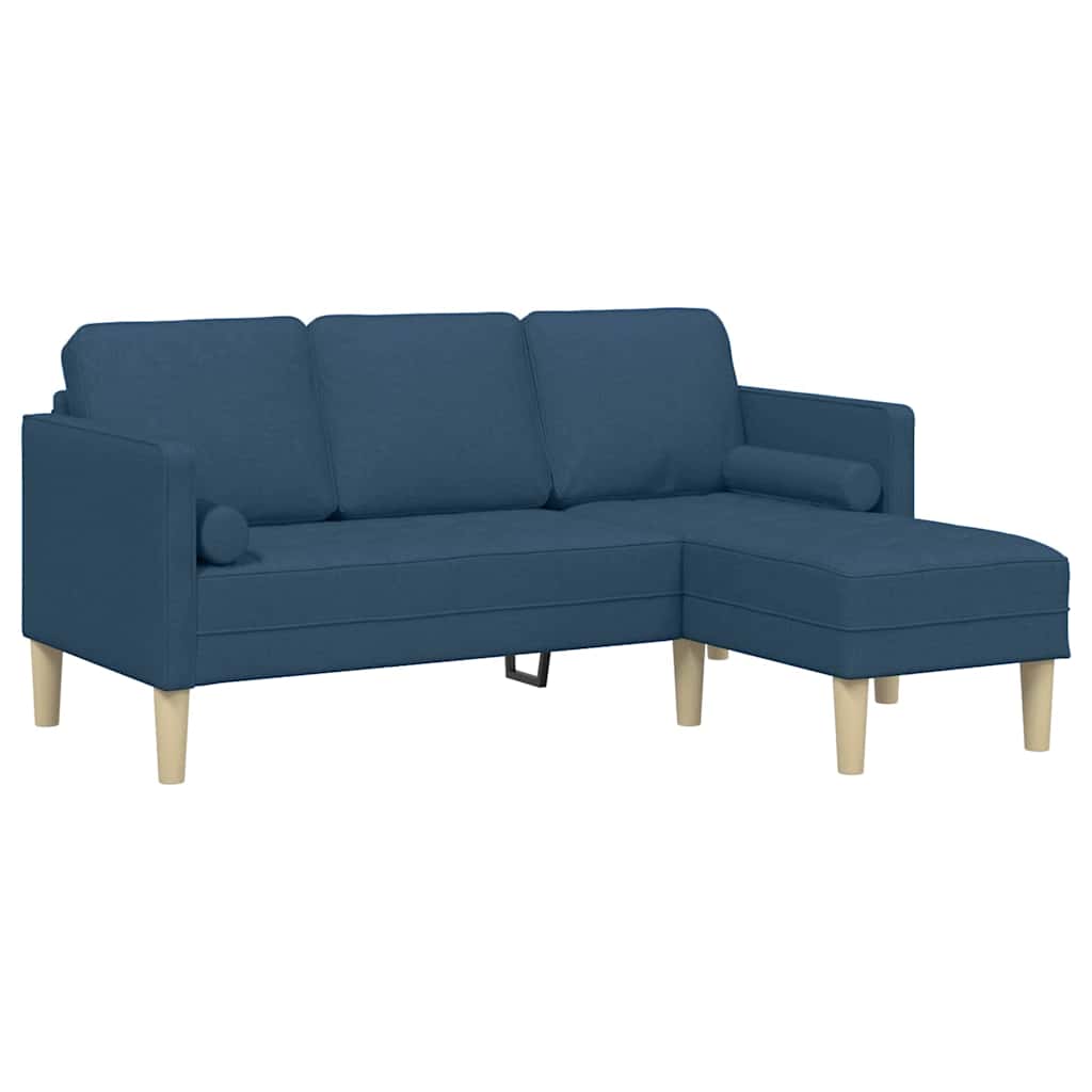 Bankstel met kussen Blauw Polyester is nu te koop bij PeponiXL, paradijselijk wonen!