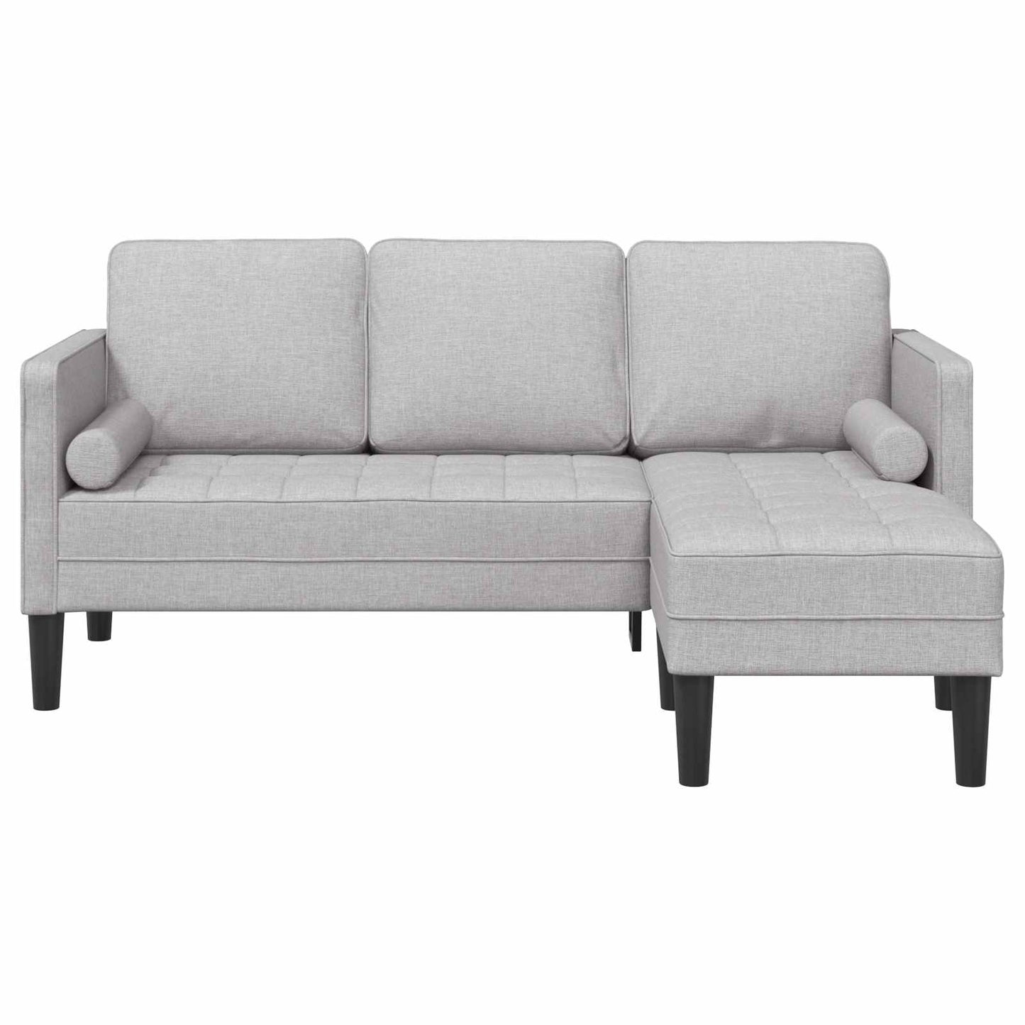 Bankstel Wolkengrijs 173 x 131 x 67 cm Polyester is nu te koop bij PeponiXL, paradijselijk wonen!