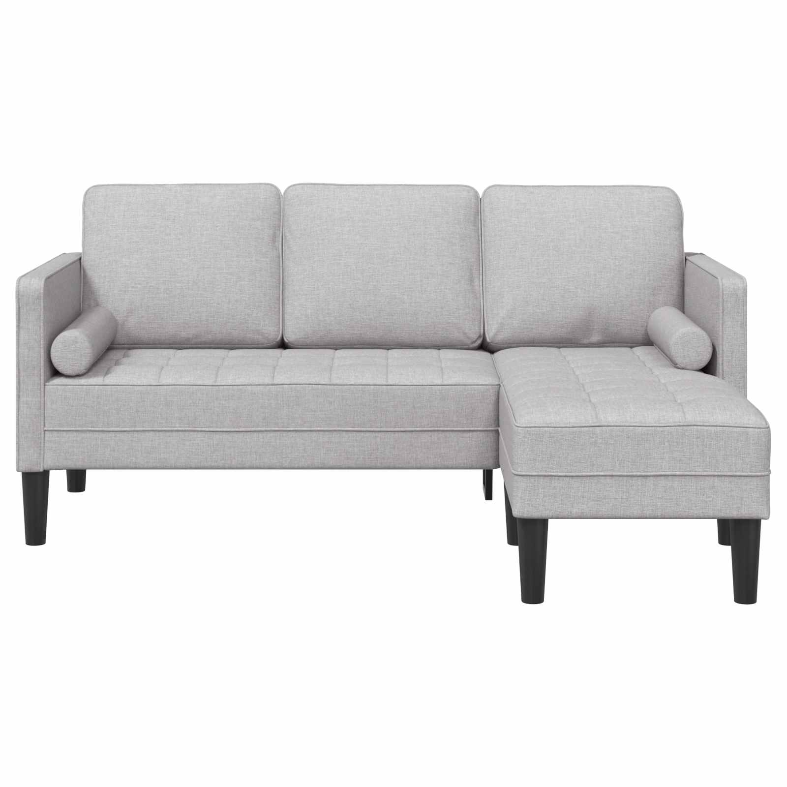 Bankstel Wolkengrijs 173 x 131 x 67 cm Polyester is nu te koop bij PeponiXL, paradijselijk wonen!