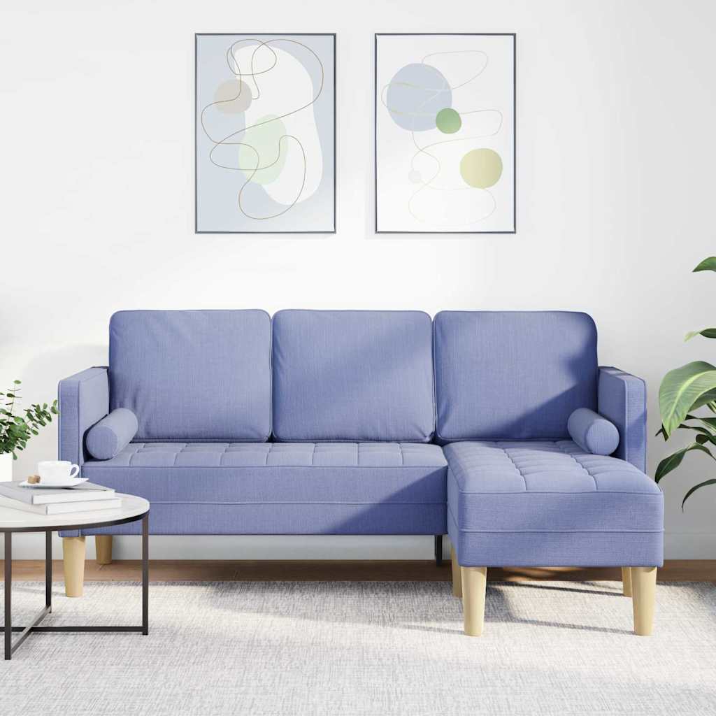 Bankstel met kussen Jeans Blauw Polyester is nu te koop bij PeponiXL, paradijselijk wonen!