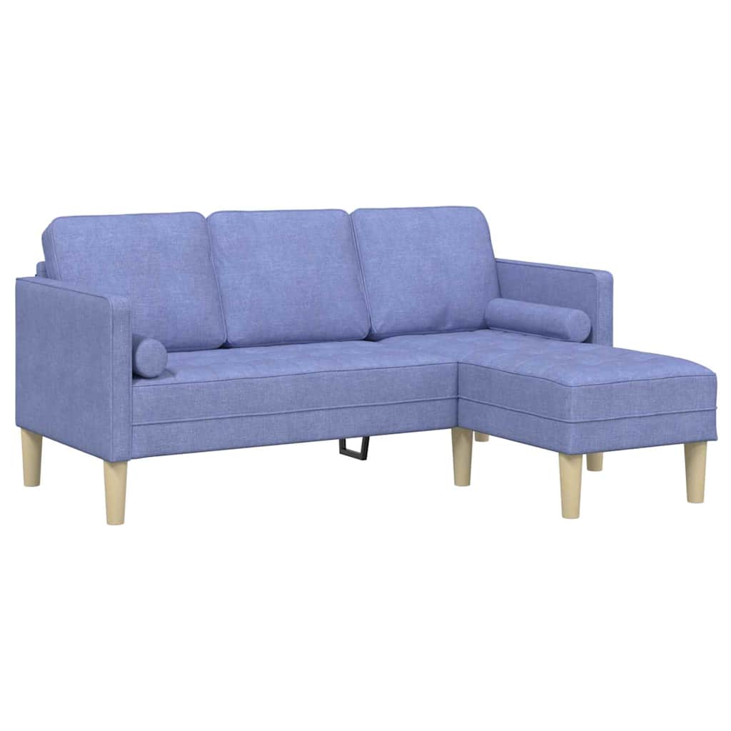 Bankstel met kussen Jeans Blauw Polyester is nu te koop bij PeponiXL, paradijselijk wonen!