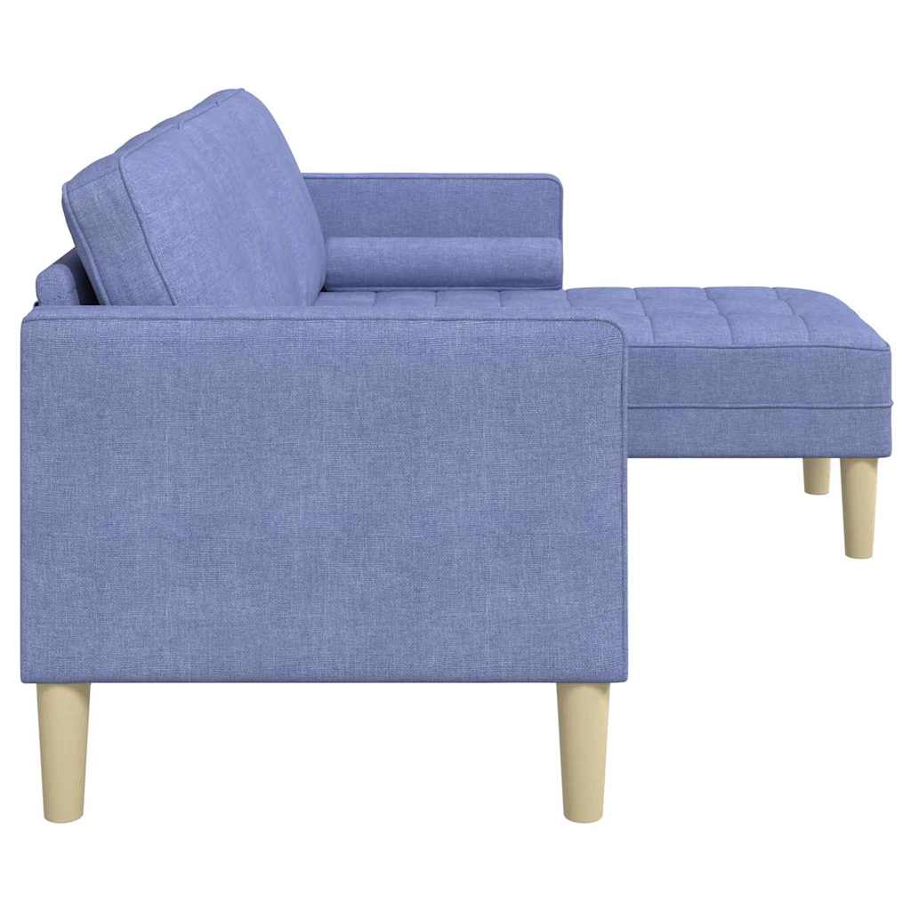 Bankstel met kussen Jeans Blauw Polyester is nu te koop bij PeponiXL, paradijselijk wonen!