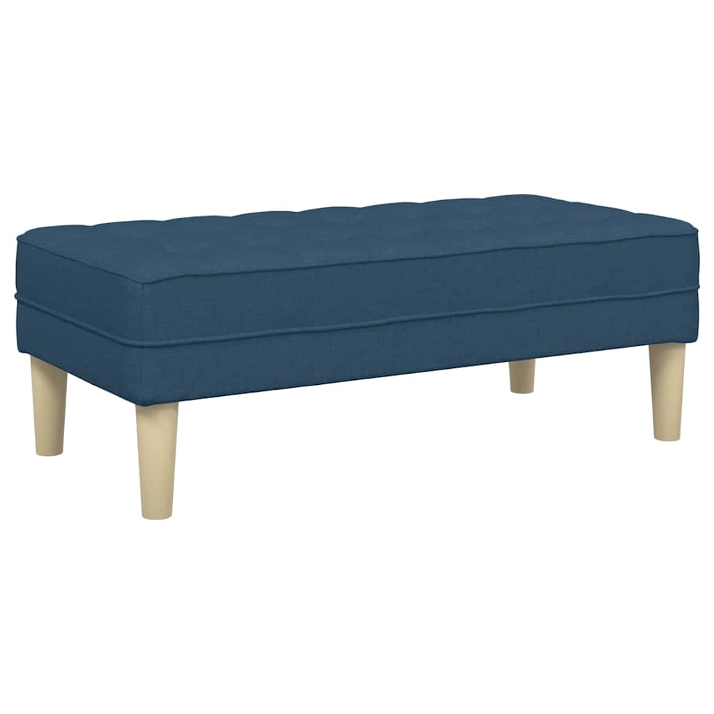 Bank met kussen Blauw 113 x 57 x 39 cm Stof is nu te koop bij PeponiXL, paradijselijk wonen!
