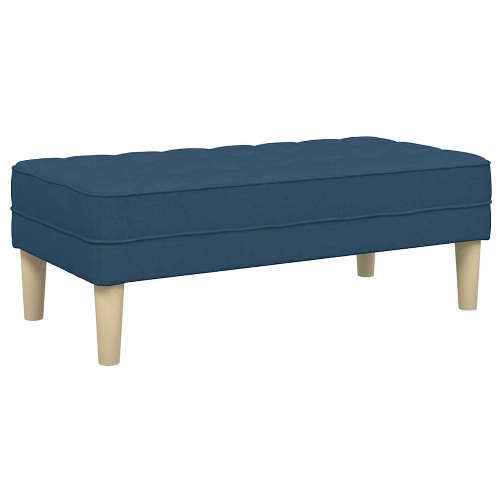 Bank met kussen Blauw 113 x 57 x 39 cm Stof is nu te koop bij PeponiXL, paradijselijk wonen!