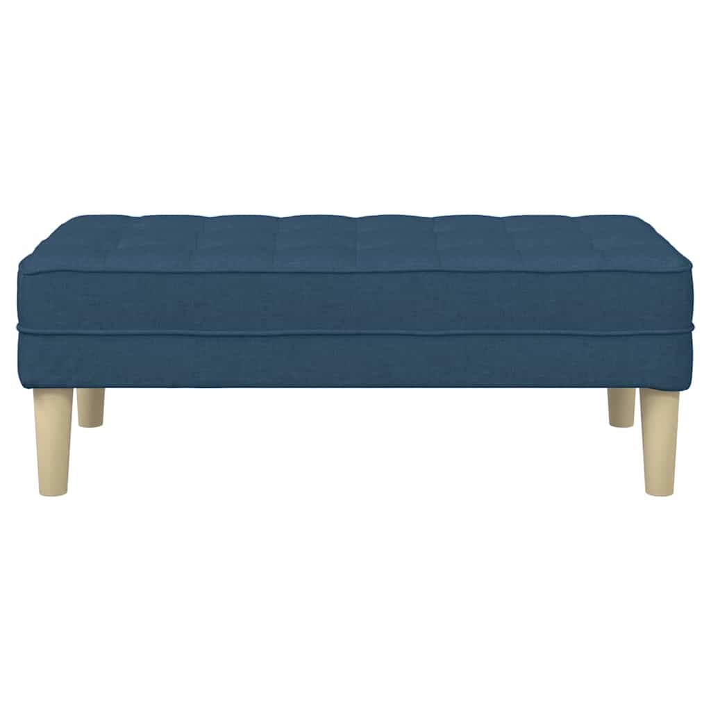 Bank met kussen Blauw 113 x 57 x 39 cm Stof is nu te koop bij PeponiXL, paradijselijk wonen!
