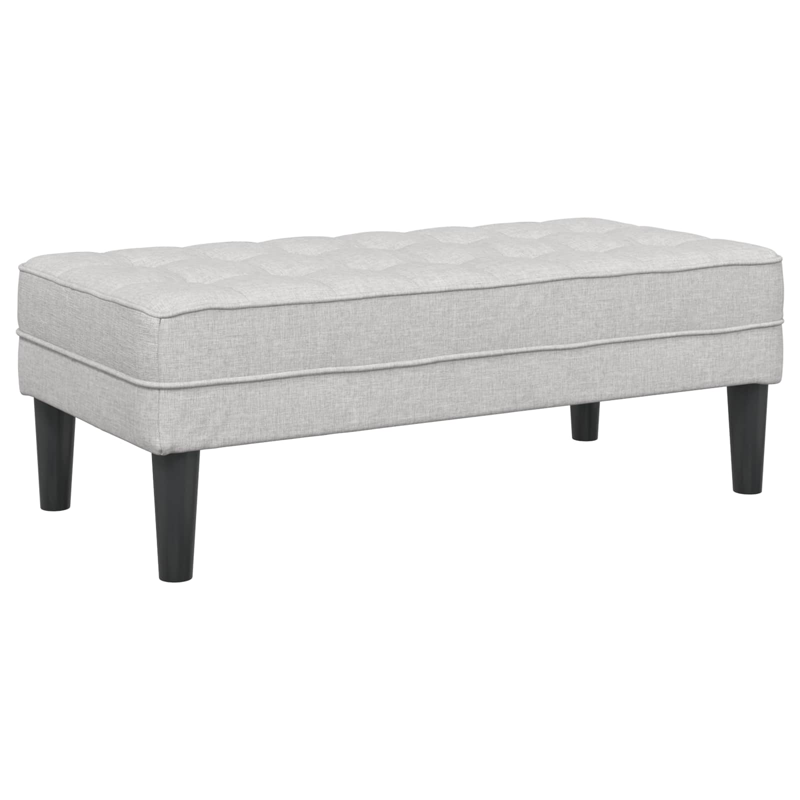 Bank met kussen Wolkengrijs 113 x 57 x 39 cm Stof is nu te koop bij PeponiXL, paradijselijk wonen!