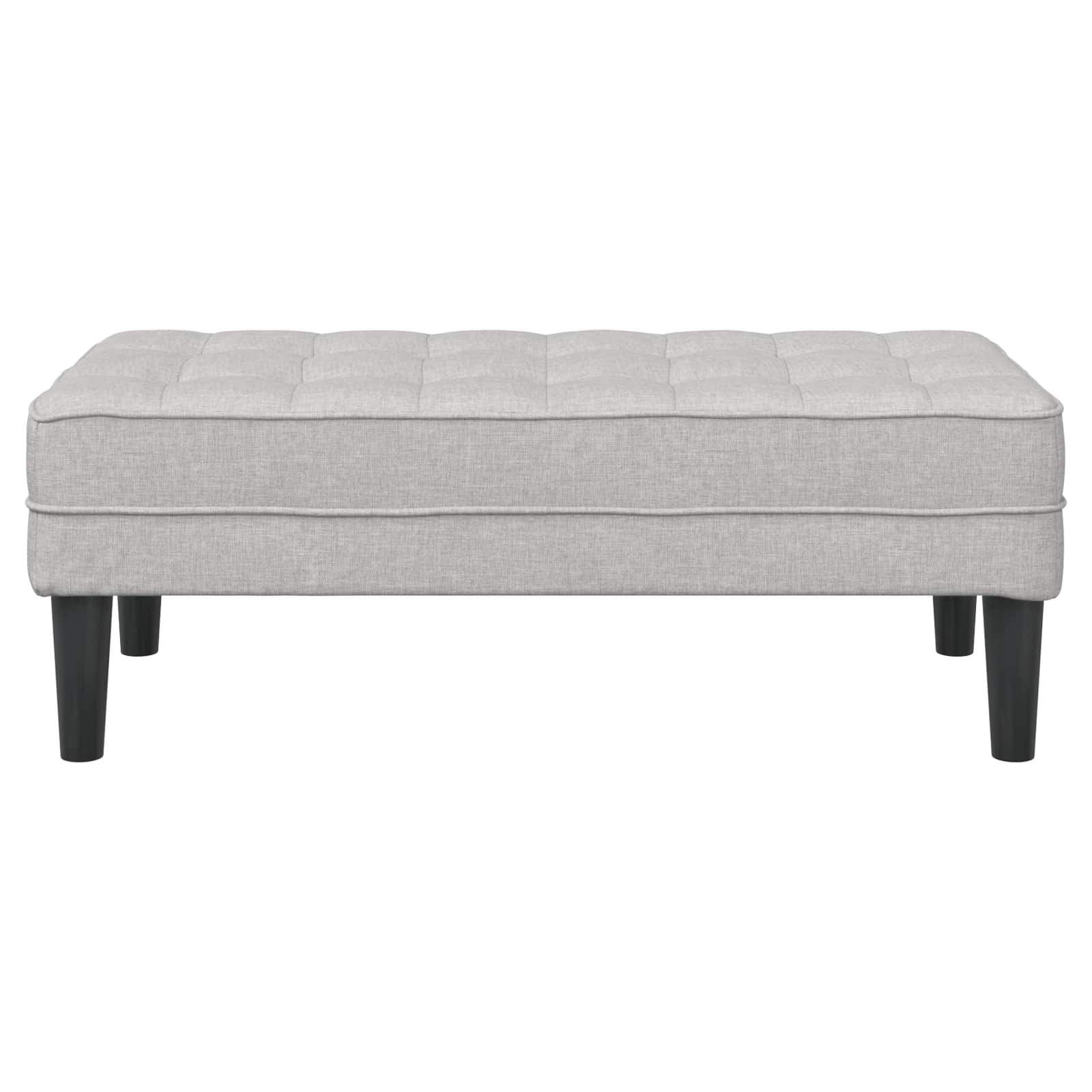 Bank met kussen Wolkengrijs 113 x 57 x 39 cm Stof is nu te koop bij PeponiXL, paradijselijk wonen!